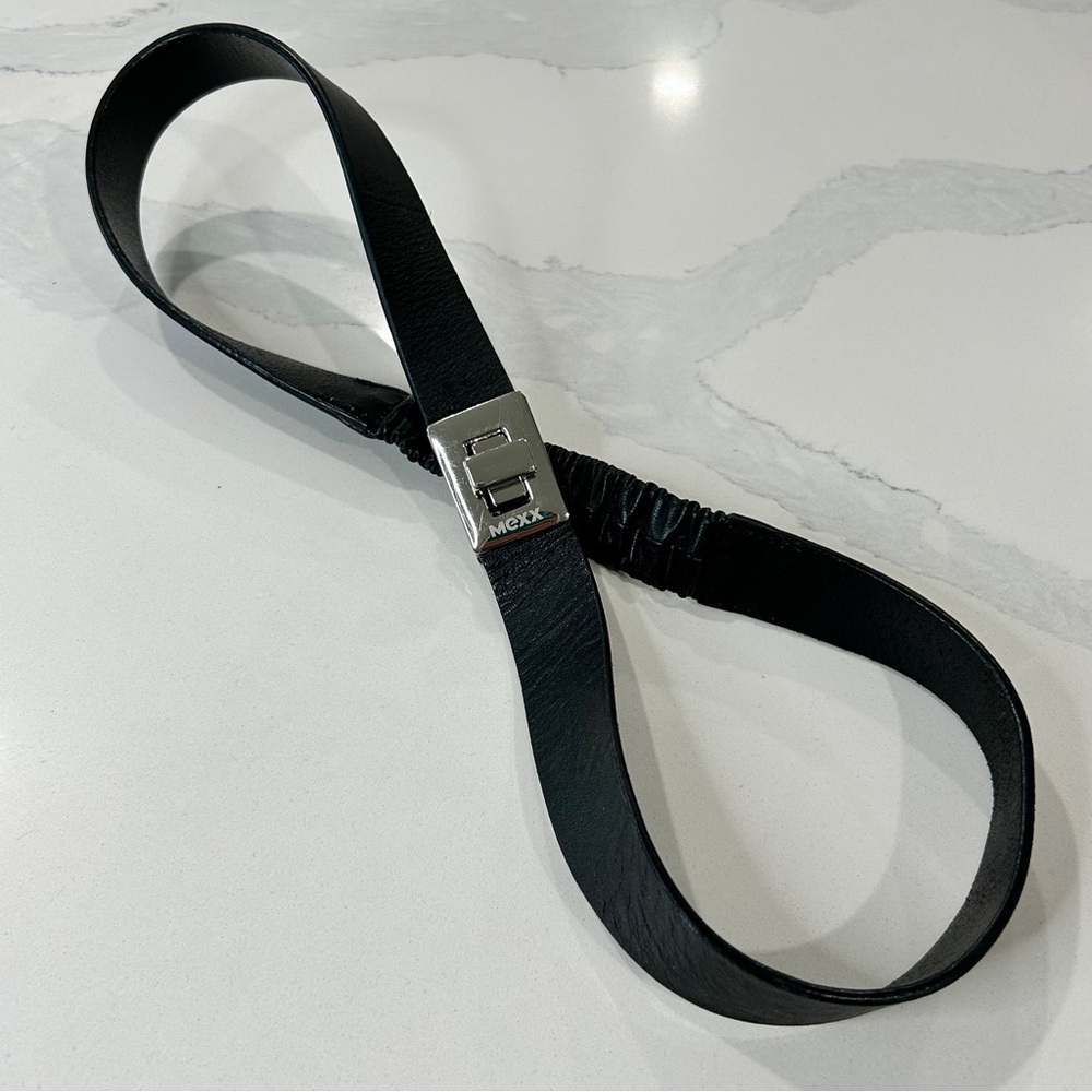 Vintage Mexx Skinny Stretch Leather Dress Belt